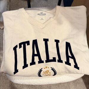 Hollister Cream Italia Sweatshirt